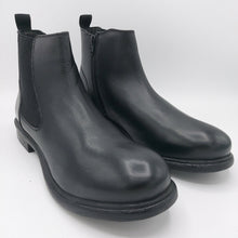 Carica l'immagine nel visualizzatore di Gallery, CafèNoir XR1001 nero stivaletto uomo in pelle con cerniera ed elastico