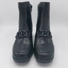 Carica l'immagine nel visualizzatore di Gallery, Valleverde V46104 nero stivaletto donna con zip laterale e tacco 5 cm con plateau in gomma