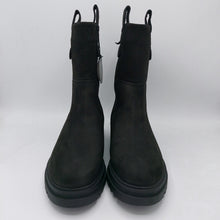 Carica l'immagine nel visualizzatore di Gallery, Tamaris 1-26813-41 nero stivaletto donna in nabuk con fodera in pelliccia e suola in gomma carrarmato