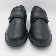 Carica l'immagine nel visualizzatore di Gallery, Enval 4704700 nero scarpe uomo in pelle con chiusura a strappo e soletta estraibile in memory foam