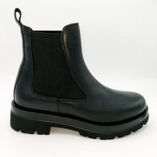 Carica l'immagine nel visualizzatore di Gallery, Igi&co 4679500 nero bikers donna con doppio elastico con tomaia in pelle e suola in gomma