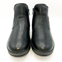 Carica l'immagine nel visualizzatore di Gallery, Enval 4776400 nero stivaletto donna in pelle con zip laterale e soletta estraibile in memory foam