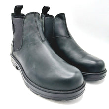 Carica l'immagine nel visualizzatore di Gallery, Luxury Valter5223 nero stivaletti uomo in pelle con elastici laterali