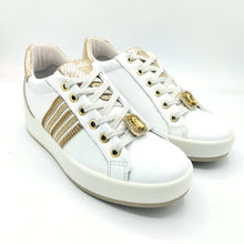 Carica l'immagine nel visualizzatore di Gallery, Igi&co 5657211 bianco nude Sneakers donna in pelle con accessorio removibile e soletta estraibile