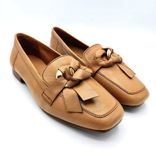 Carica l'immagine nel visualizzatore di Gallery, Valleverde 28M502 cuoio mocassino basso donna in pelle con accessorio rivestito