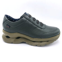 Carica l'immagine nel visualizzatore di Gallery, Callaghan 18822 verde sneakers donna con finti lacci e tomaia in pelle. Dotata di una suola in gomma con sistema adaptaction