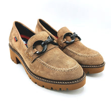 Carica l'immagine nel visualizzatore di Gallery, Callaghan 13450 visone mocassino donna in pelle scamosciata con morsetto e suola in gomma con sistema adaptaction