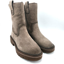 Carica l'immagine nel visualizzatore di Gallery, Tamaris 1-25470-43 bikir donna in pelle scamosciata con zip laterale e suola in gomma carrarmato