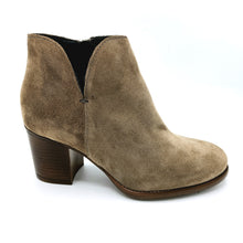 Carica l'immagine nel visualizzatore di Gallery, Igieco 6698644 beige stivaletti beige in pelle scamosciata con tacco largo di 6,5 cm