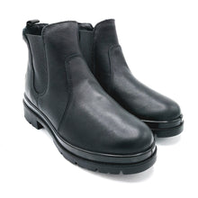 Carica l'immagine nel visualizzatore di Gallery, Enval 6752700 nero stivaletto donna con doppio elastico e soletta estraibile in memory foam