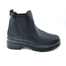 Carica l'immagine nel visualizzatore di Gallery, Enval 6752700 nero stivaletto donna con doppio elastico e soletta estraibile in memory foam
