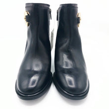 Carica l'immagine nel visualizzatore di Gallery, Callaghan 32804 nero stivaletto donna in pelle con tacco foderato di 5 cm e chiusura con zip