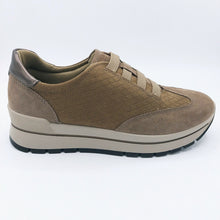 Carica l'immagine nel visualizzatore di Gallery, Igi&co 4672811 fango slip on donna in camoscio e nabuk impreziosito da un leggero glitter, con elastici