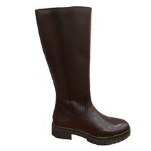 Carica l'immagine nel visualizzatore di Gallery, Vueva WB54H12 marrone stivale semplice in pelle con suola in gomma carrarmato