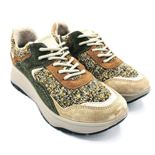 Carica l'immagine nel visualizzatore di Gallery, Igi&co 8682622 biscotto sneakers donna in pelle scamosciata e tessuto con soletta estraibile in memory foam