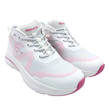 Carica l'immagine nel visualizzatore di Gallery, Tamaris 1-23786-45 bianco rosa sneakers donna in tessuto tecnico con calzata step-in e lacci elasticizzati
