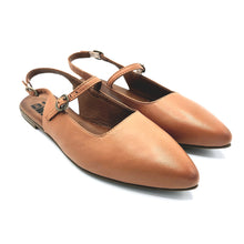 Carica l'immagine nel visualizzatore di Gallery, Bueno WA3400 cuoio slingback in morbida pelle con braccialetto e punta sfilata