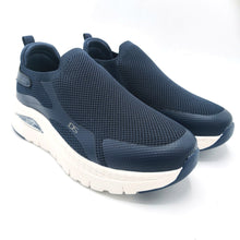 Carica l'immagine nel visualizzatore di Gallery, Donna serena 145672DM blu navy slip on donna in tessuto con suola in gel