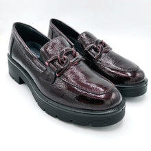 Carica l'immagine nel visualizzatore di Gallery, Igi&co 2147522 bordeaux mocassino donna in naplak con morsetto decorativo frontale