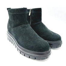 Carica l'immagine nel visualizzatore di Gallery, Igi&co 8653000 nero stivaletto donna in pelle scamosciata con forma ampia