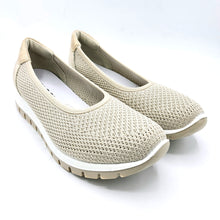 Carica l'immagine nel visualizzatore di Gallery, Igi&co 1149922 crema ballerina in tessuto con soletta estraibile in memory foam