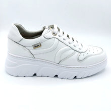 Carica l&#39;immagine nel visualizzatore di Gallery, Callaghan 51806 bianco sneakers bianche stringare donna con soletta estraibile
