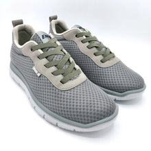 Carica l&#39;immagine nel visualizzatore di Gallery, Enval 5729422 grigio sneakers uomo in tessuto con lacci elasticizzati e soletta estraibile in memory foam
