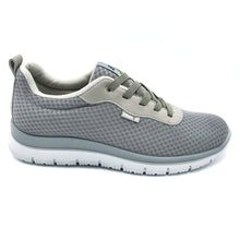 Carica l&#39;immagine nel visualizzatore di Gallery, Enval 5729422 grigio sneakers uomo in tessuto con lacci elasticizzati e soletta estraibile in memory foam
