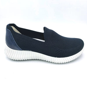 Igi&co 5652233 blu slip on donna in tessuto con soletta estraibile in memory foam