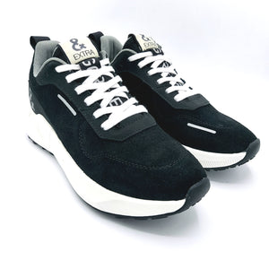 Extra 6699922 nero sneakers donna  stringata in pelle scamosciata con tecnologia Gore-tex 