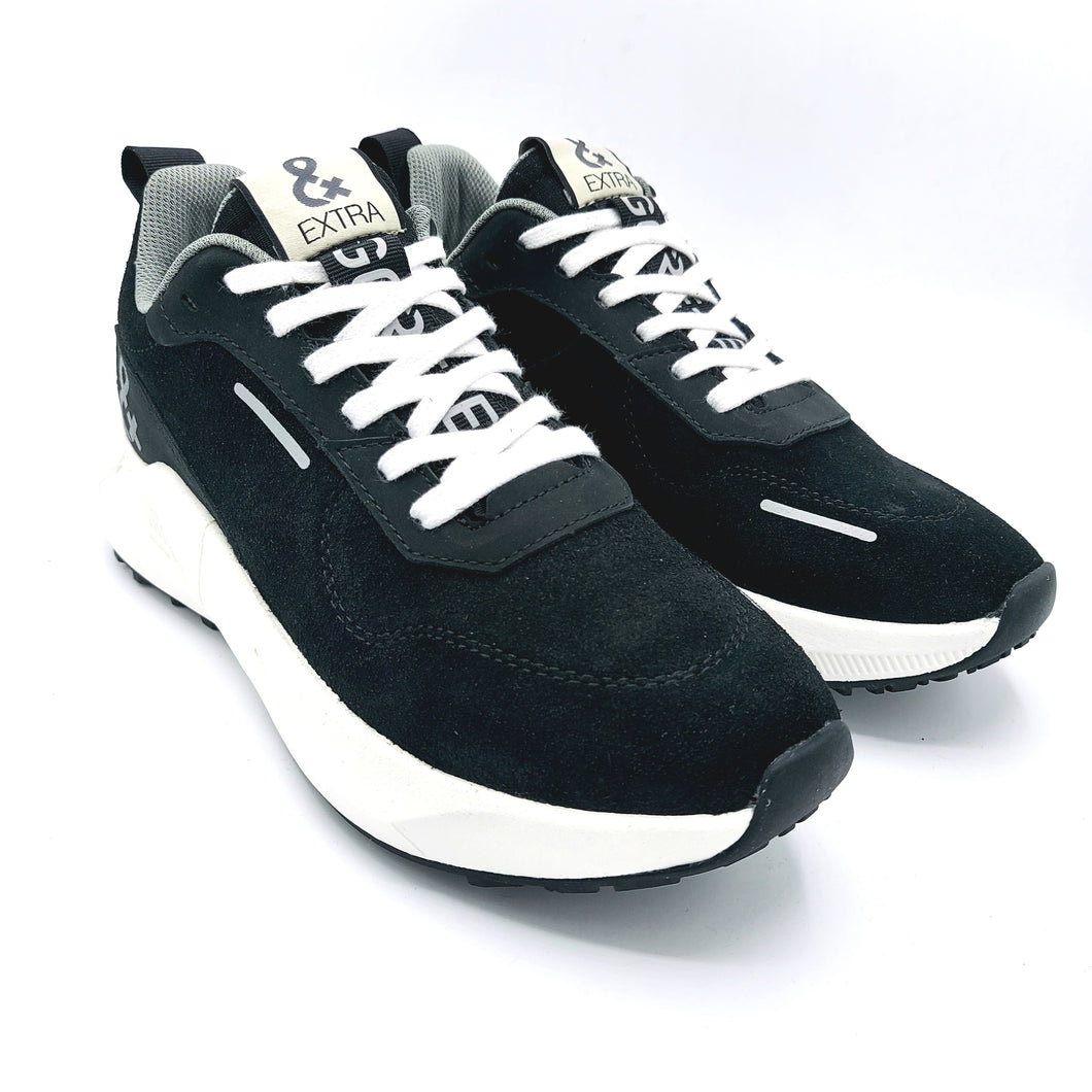 Extra 6699922 nero sneakers donna  stringata in pelle scamosciata con tecnologia Gore-tex 