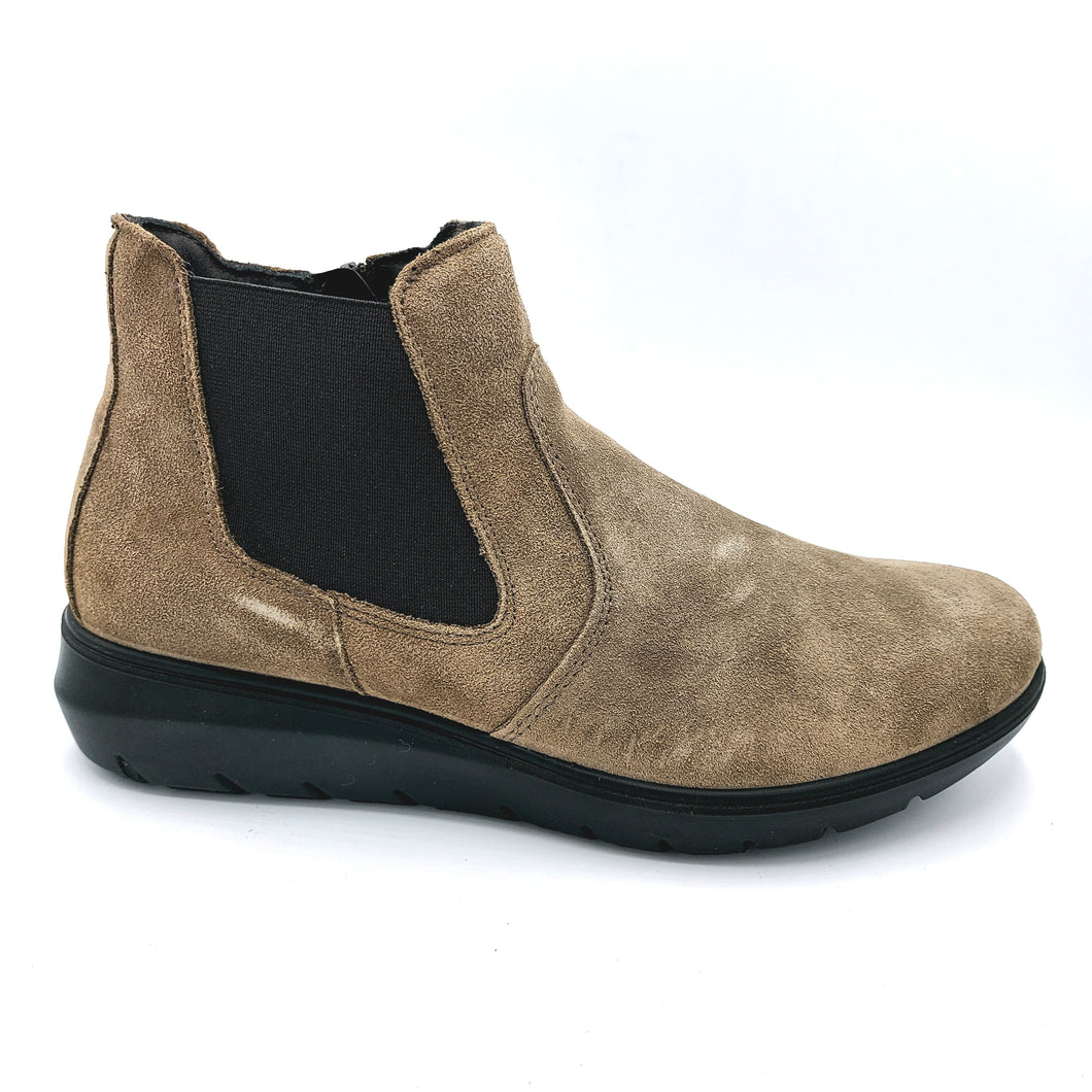 Enval 6773544 fango stivaletto basso in camoscio con soletta estraibile in memory foam e suola con sistema antishock