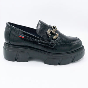 Callaghan 51911 nero mocassino donna in naplak con accessorio