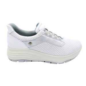 Enval 7772122 bianco in tessuto con lacci elasticizzati e con sistema EASY FIT per una calzata più facle