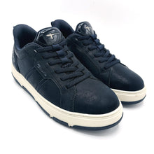 Carica l'immagine nel visualizzatore di Gallery, Tamaris 1-23758-45 blu navy sneakers donna vegan con lacci elasticizzati e sistema step in
