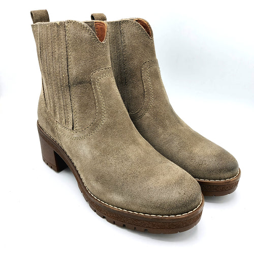 Vueva WH353H26 desert stivaletto in pelle scamosciata e fodera pelle con punta tondo e chiusura con elastici fasciati