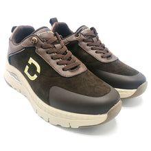 Carica l'immagine nel visualizzatore di Gallery, Donna serena 146137DM testa moro sneakers donna in pelle scamosciata e lacci elasticizzati, dotata di suola in gel
