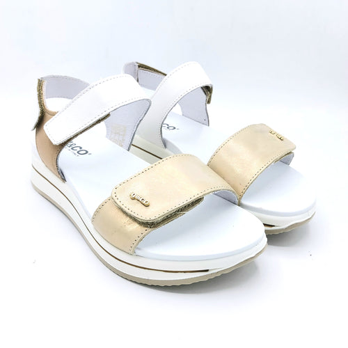 Igi&co 7675444 platino e bianco con triplo velcro per una calzata personalizzata