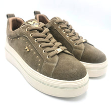 Carica l'immagine nel visualizzatore di Gallery, Valleverde V35451 ecru sneaker donna in pelle scamosciata stringata con soletta estraibile in pelle
