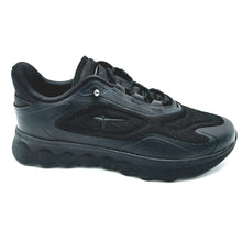 Carica l'immagine nel visualizzatore di Gallery, Tamaris 1-23770-47 nero sneakers in tessuto tecnico e gomma con laccio elasticizzato
