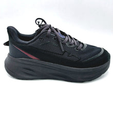 Carica l'immagine nel visualizzatore di Gallery, Tamaris 1-23705-47 nero sneakers donna stringata in tessuto tecnico e gomma alta super leggera
