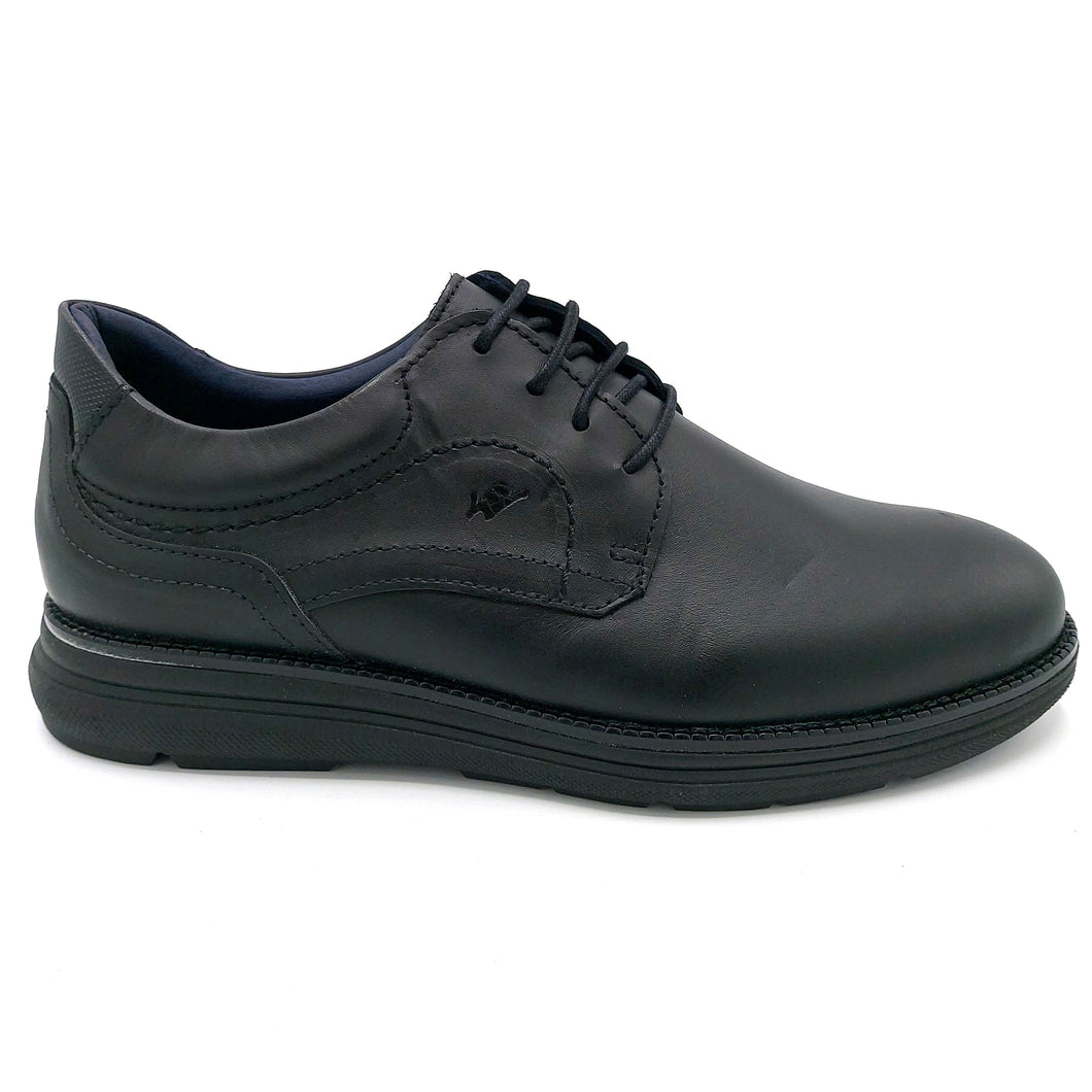 Himalaya 3070 nero scarpe derby liscio in pelle con tomaia in pelle 