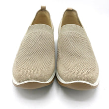 Carica l&#39;immagine nel visualizzatore di Gallery, Enval 3757633 taupe sneakers slip on in tessuto elasticizzato con soletta estraibile in memory foam e suola in gomma
