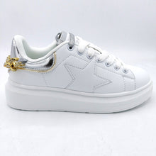 Carica l&#39;immagine nel visualizzatore di Gallery, Shop art sass230200 bianco sneakers donna con accessorio
