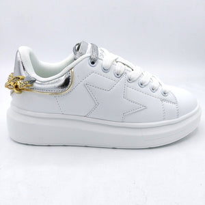 Shop art sass230200 bianco sneakers donna con accessorio