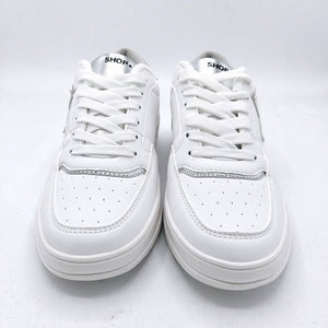 Shop art 230226 bianco sneakers donna stringata con stella laterale