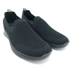 Enval 3716400 nero slip on sneakers uomo in tessuto elasticizzato e soletta estraibile in memory foam