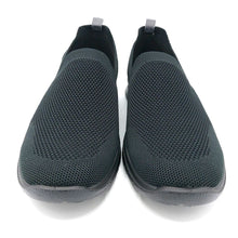 Carica l&#39;immagine nel visualizzatore di Gallery, Enval 3716400 nero slip on sneakers uomo in tessuto elasticizzato e soletta estraibile in memory foam
