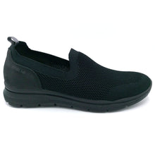 Carica l&#39;immagine nel visualizzatore di Gallery, Enval 3716400 nero slip on sneakers uomo in tessuto elasticizzato e soletta estraibile in memory foam
