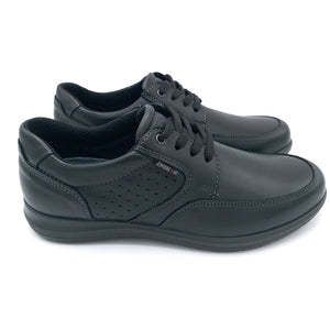 Enval 3704100 nero scarpe uomo in pelle linea comoda con soletta estraibile in memory foam